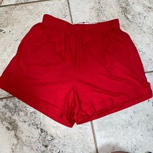 Red Soffe Shorts